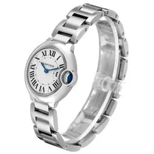 Cartier Ballon Bleu 29 Steel Silver Dial W69010Z4 4