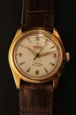 C. 1954 Tudor Prince Ref #7808 W/ Gold Capped Case & Cal 390 Auto Mvmt (TU-083) 2