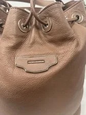 Balenciaga Papier Plate Drawstring Side Zipper Bucket 2
