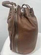 Balenciaga Papier Plate Drawstring Side Zipper Bucket 3