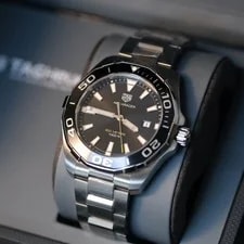 TAG Heuer — Authentic Unworn Full SET Tag Heuer Aquaracer Quartz 43mm WAY101A.BA0746 — Watch — resale