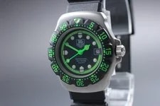 Tag Heuer — TAG Heuer Formula 1 375.508 Black Green 28mm Qz From Japan — Watch — resale