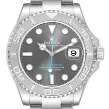Rolex Yachtmaster 40 Steel Platinum Rhodium Dial 116622
