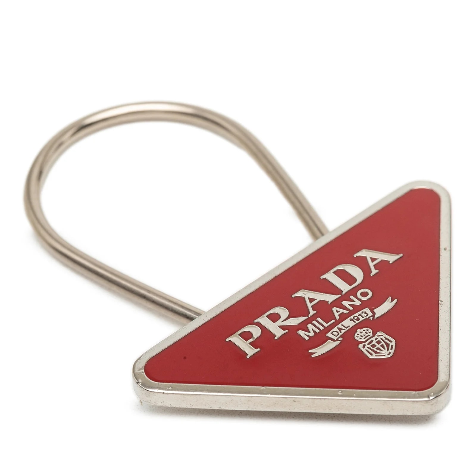 Enamel Triangle Logo Key Chain 2