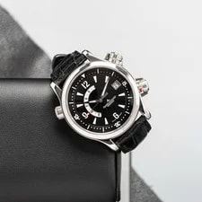 Jaeger-LeCoultre — Jaeger-LeCoultre Master Compressor Memovox Alarm Steel Black 41.5mm 146.8.97/1 — Watch — resale