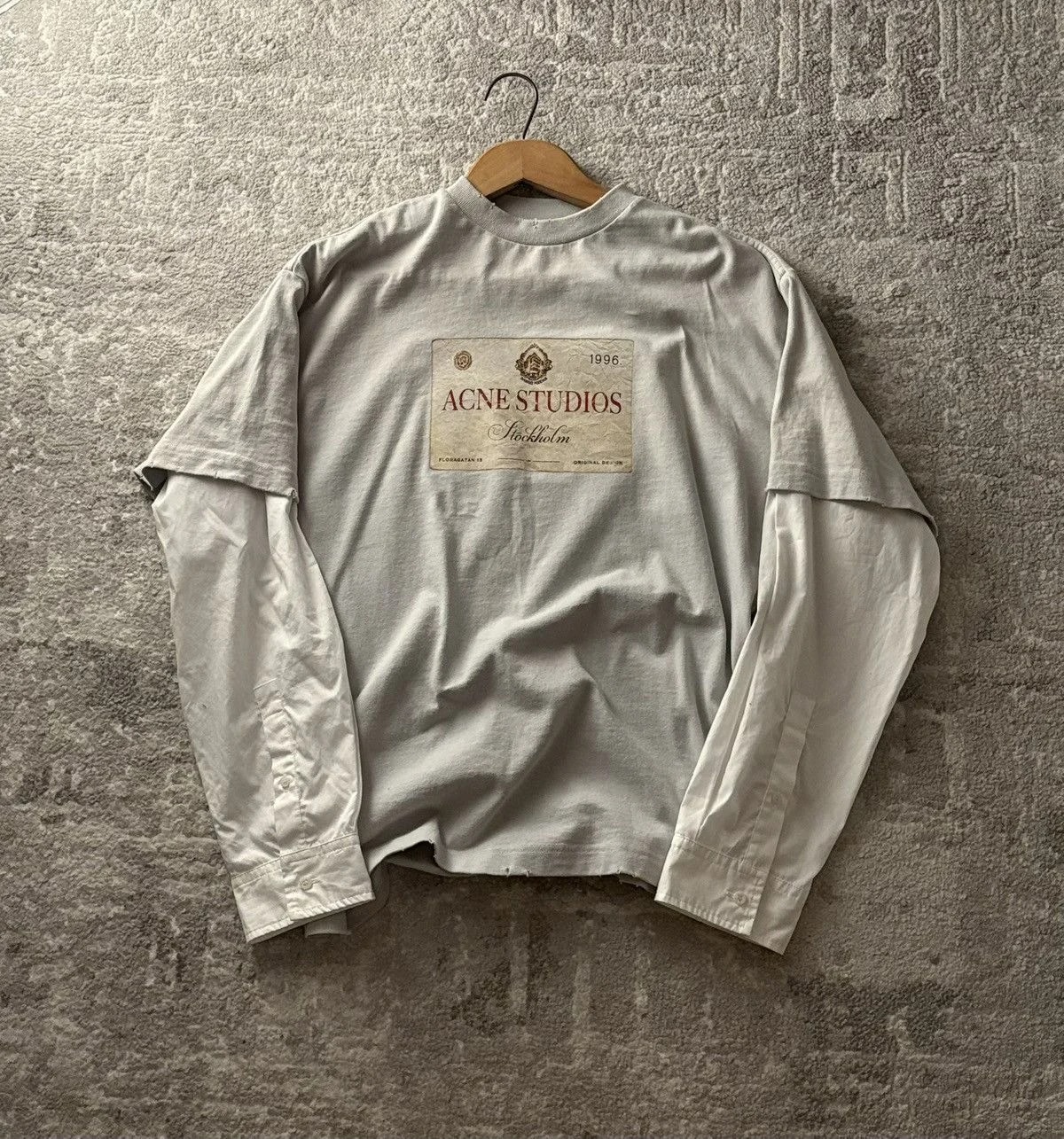 AcneStudios Layered Tshirt — streetwear — resale