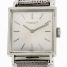 IWC Square Silver Dial Stainless Steel Manual Winding Accessary 2
