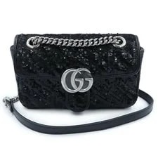 Gucci — Gucci GG Marmont Small Sequin 446744 #715 — Handbag — resale