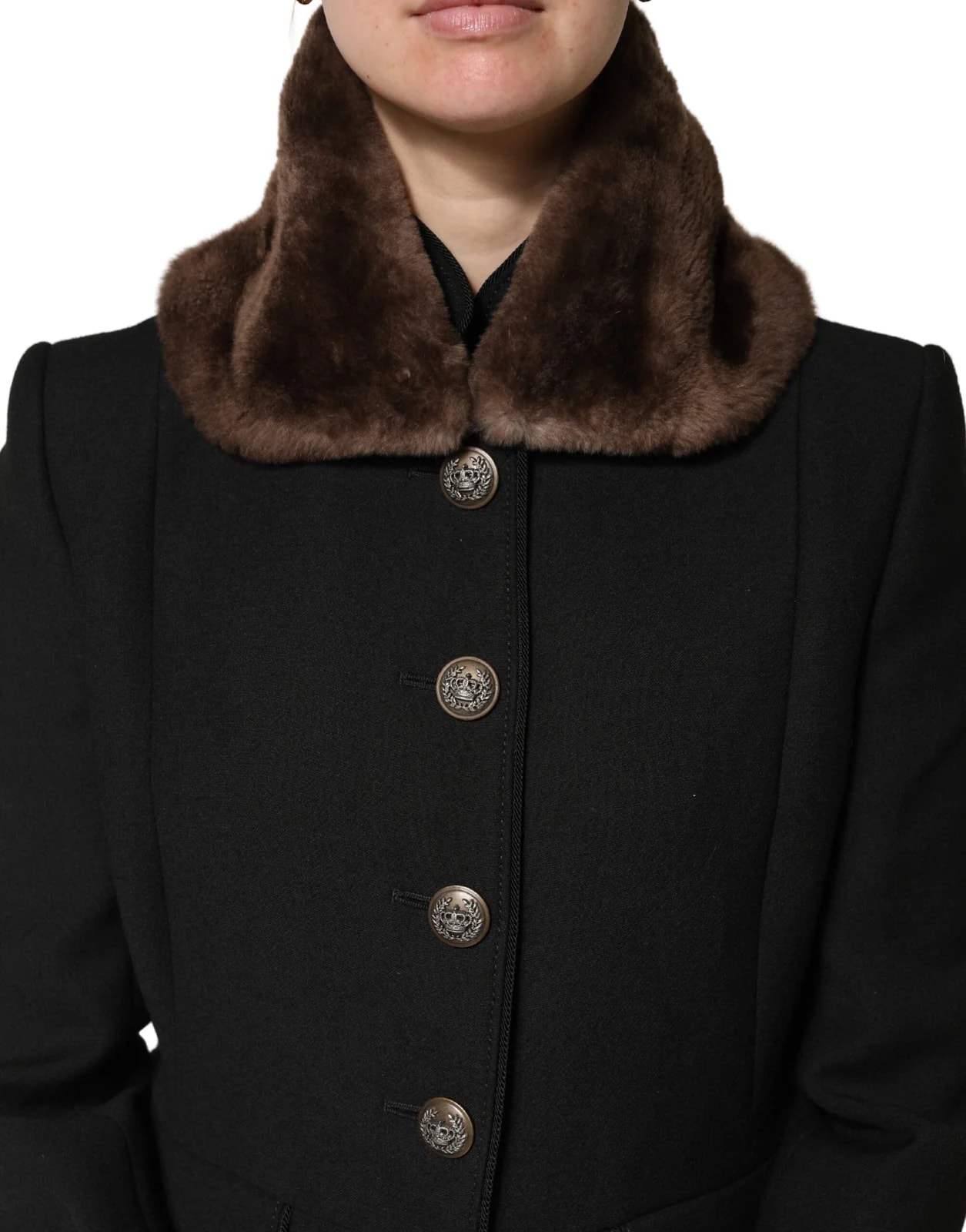Dolce & Gabbana — Dolce & Gabbana Fur Shoulder Collar Neck Wrap 60cm X 14cm Scarf — Accessory — resale