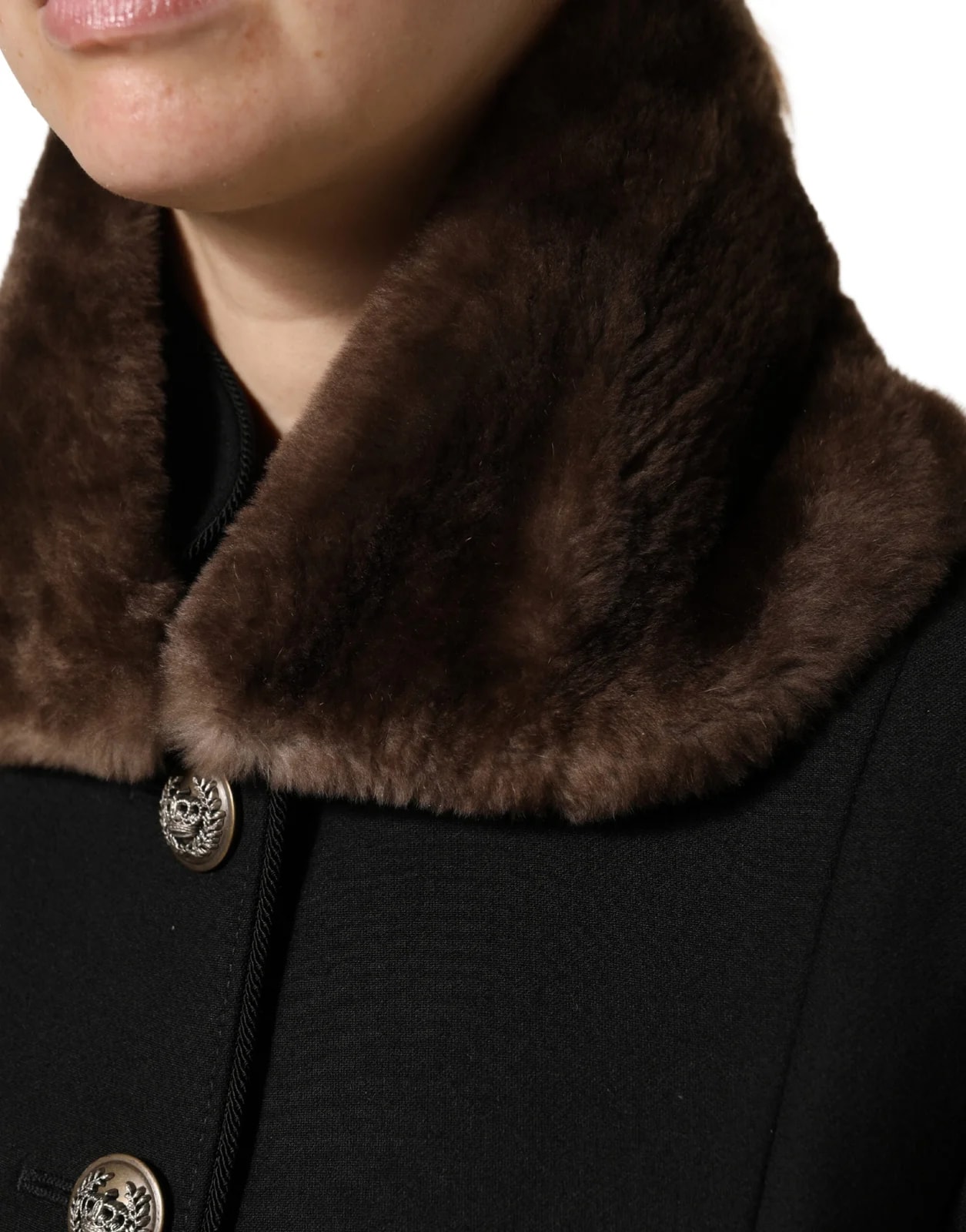 Dolce & Gabbana Fur Shoulder Collar Neck Wrap 60cm X 14cm Scarf 3