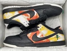 Nike SB Dunk Low Pro QS Raygun Tie-dye Size 12M BQ6832-001 (2019) EX+ 3