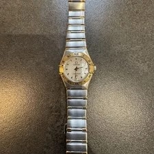 Omega Constellation White Shell Gold Stainless Steel 22.5mm 2