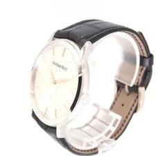 Audemars Piguet Jules Audemars 15180BC.OO.A00 41mm K18WG Leather #KN064 2