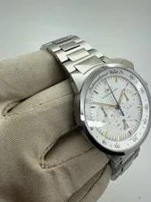 IWC GST Chronograph White Dial 36mm Stainless Steel Quartz IW372703 4