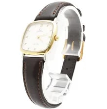 [Exc+5] Omega DeVille Gold Quartz Roman 25mm From Japan 2
