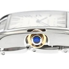 Cartier Tank Anglaise W5310006 36mm SS Silver Dial Automatic Date #C2761 3