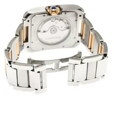 Cartier Tank Anglaise W5310006 36mm SS Silver Dial Automatic Date #C2761 4