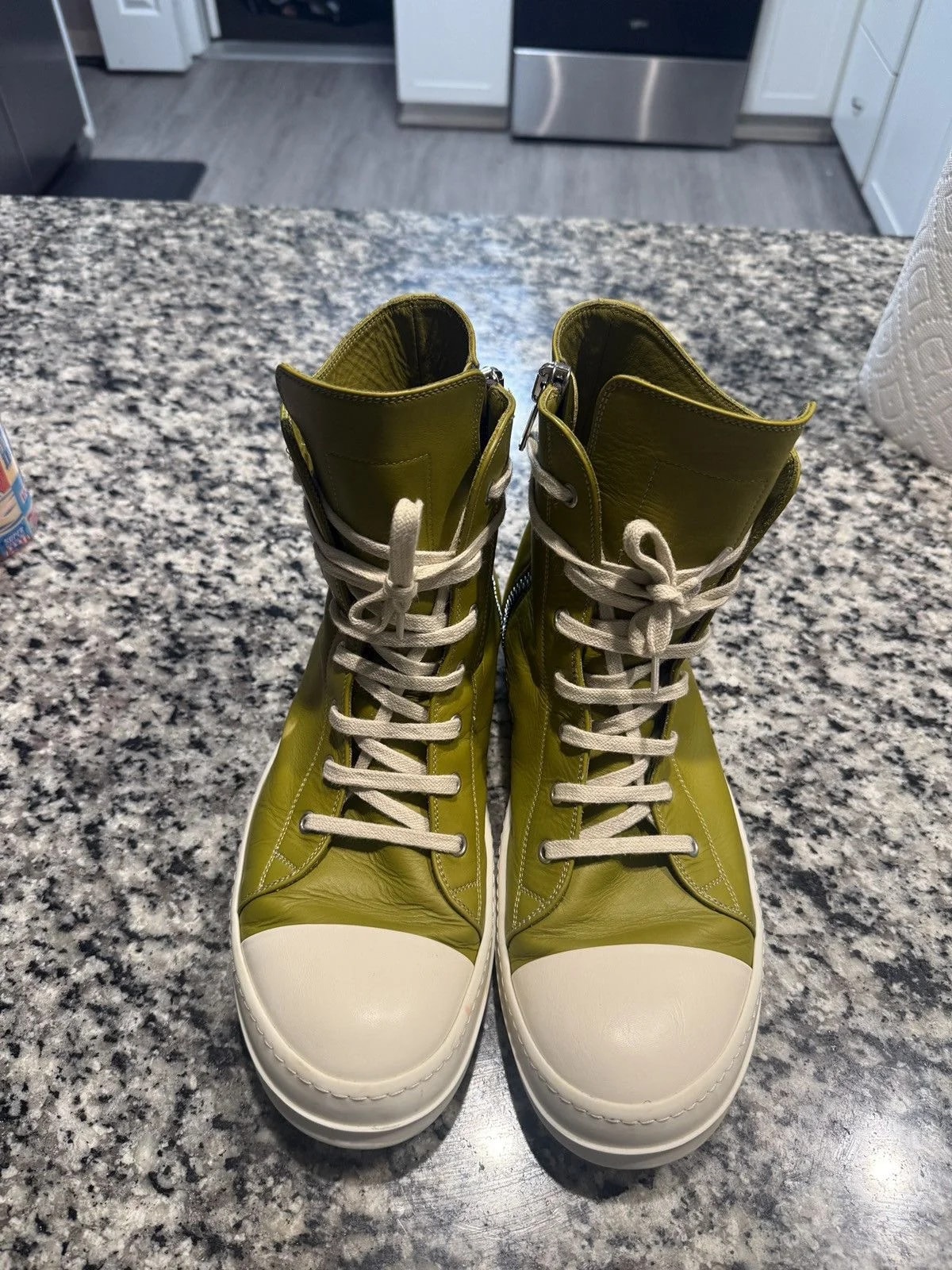 Rick Owens — The Rick Owens Ramones /Milk ’S — Sneaker — resale