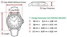 [Near w/Box] Omega Seamaster Cal.1430 33mm Gold Quartz 2