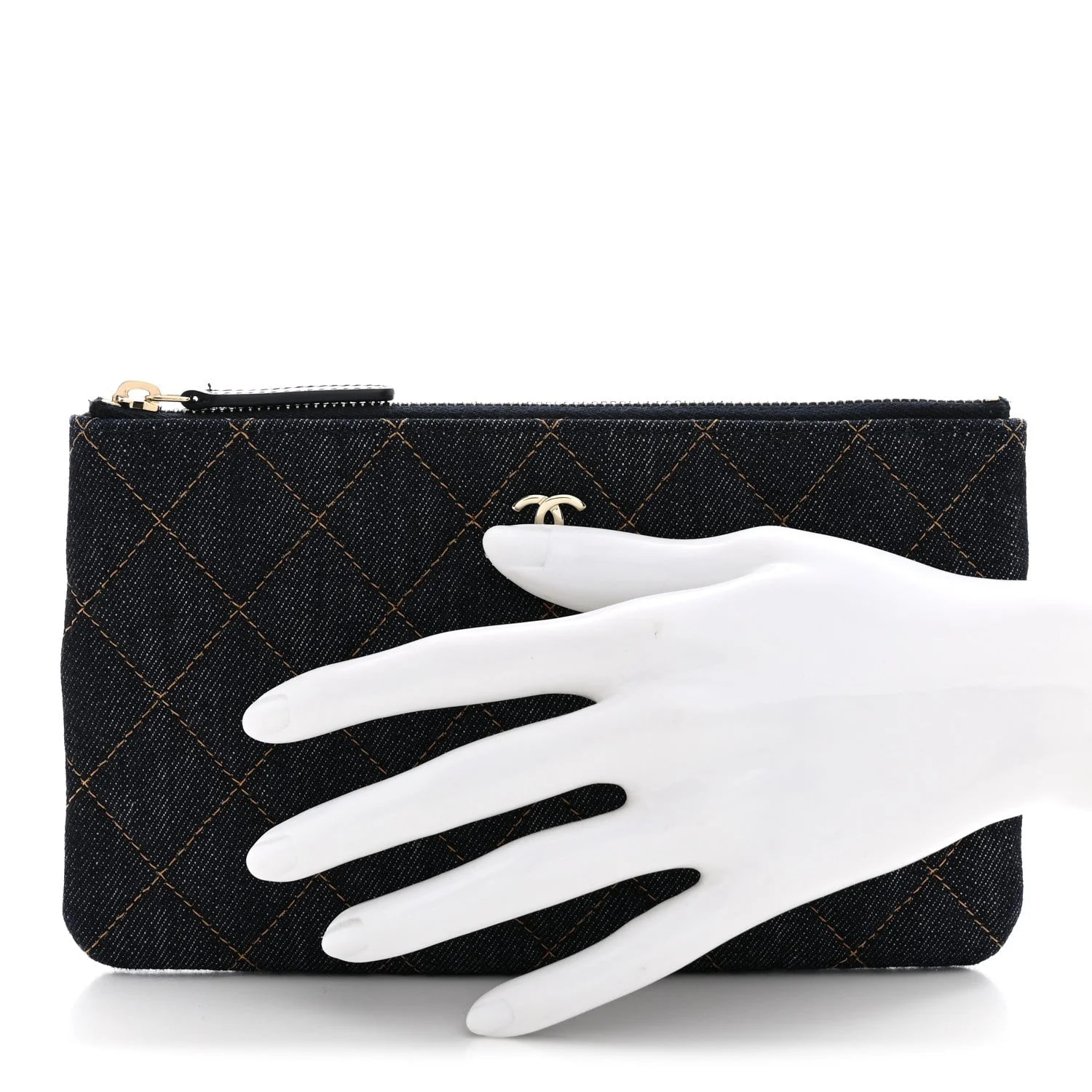 Small Zipped Pouch Dark 2