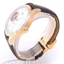 IWC Portuguese Tourbillon 18k Rose Gold Leather Manual Silver IW546302 2