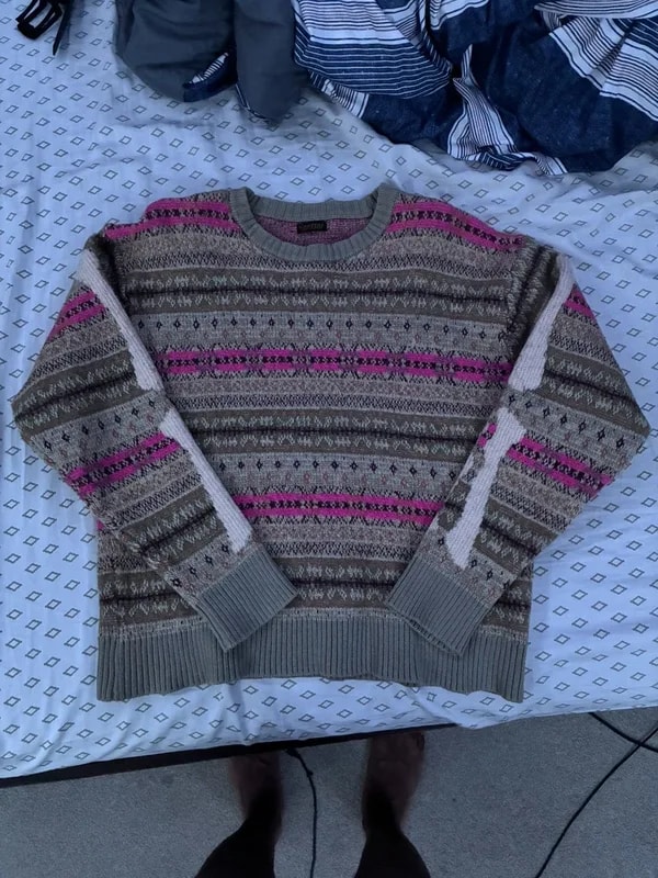 Kapital bone knit sweater 2