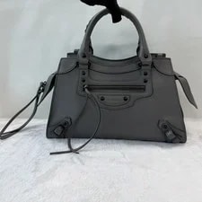 Balenciaga — Auth Balenciaga Classic City Mini Dark Smooth Satchel — Handbag — resale