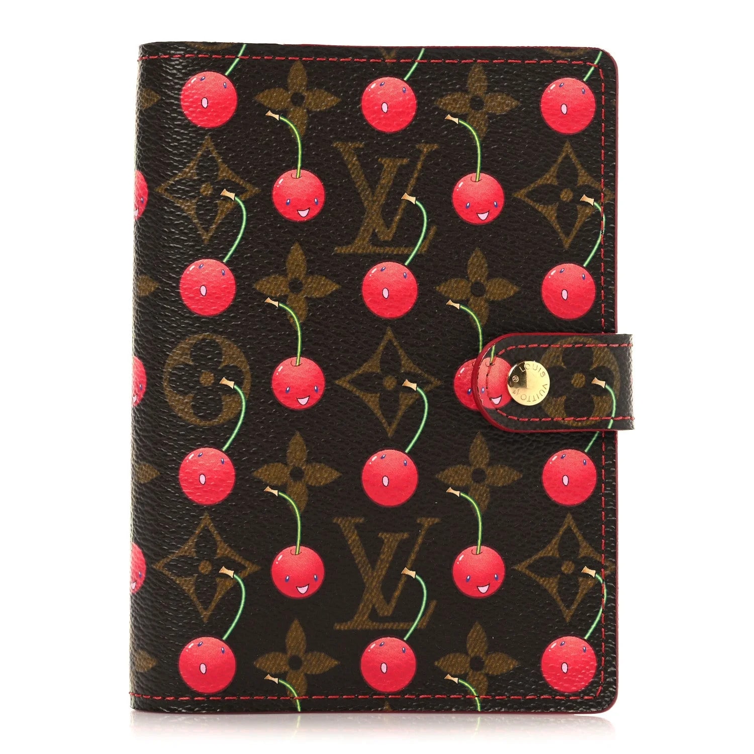 Louis Vuitton — Cerises Small Ring Agenda Cover — Accessory — resale