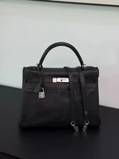 Hermès — Hermes Kelly32 Evergrain Top Handle Crossbody Classic — Handbag — resale