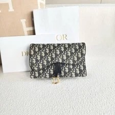 Dior Saddle Classic Monogram Removable Metal Chain - Excellent #Tulcdb 2