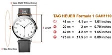 *Near * TAG Heuer Formula 1 CAH1110 41mm Chronograph Quartz 2