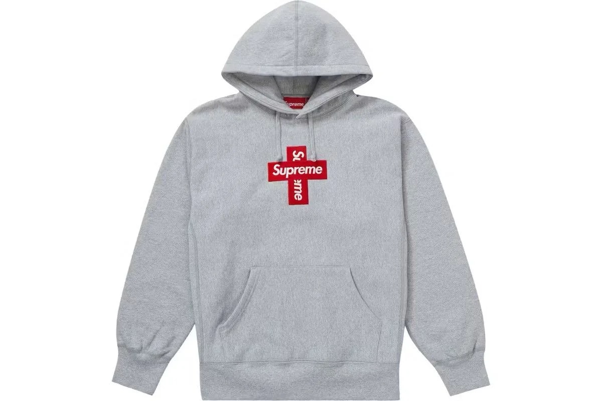 Supreme — Supreme Cross Box Logo Hoodie — streetwear — resale
