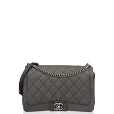 Chanel — Chanel Quilted Flap Dark Grained (hs042126e5) — Handbag — resale
