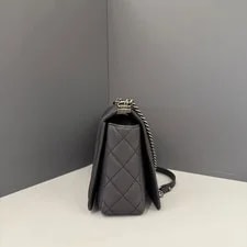 Chanel Quilted Flap Dark Grained (hs042126e5) 4