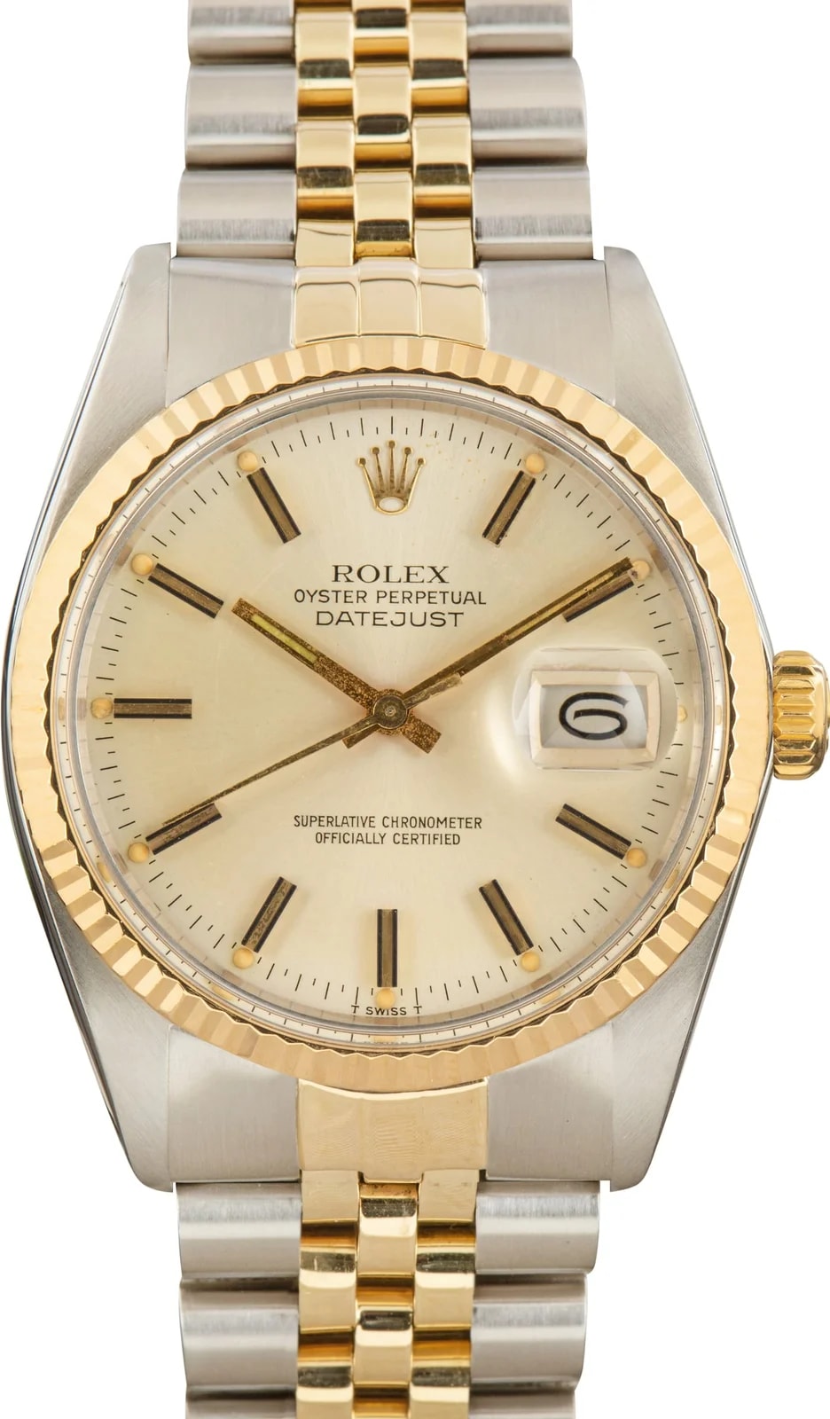 Rolex — Rolex Datejust 36 Silver Index Dial Ref 16013 — Watch — resale