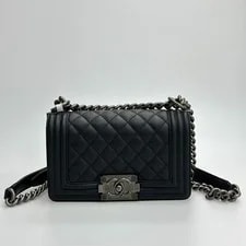Chanel — Chanel Boy Bag Small Hardware Flap Crossbody — Handbag — resale