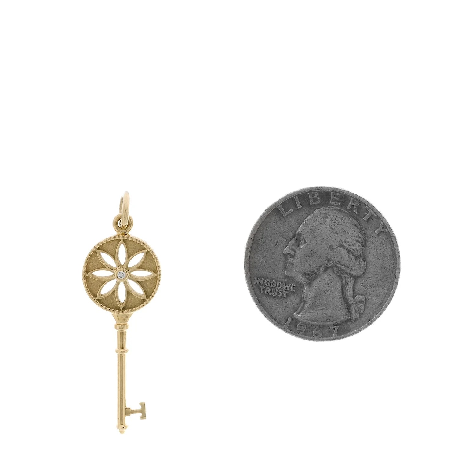 18K Yellow Gold Daisy Key 2