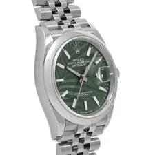 Rolex Datejust 36 126200 36mm Stainless Steel Green #WW1077 3