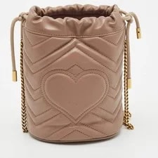 Gucci GG Marmont Small Matelasse Bucket 4