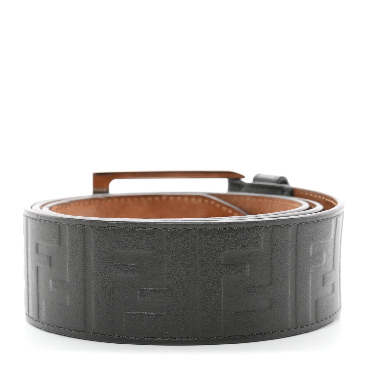 Vitello Grace 1974 Embossed Belt 100 40 Antracite 2