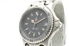 TAG Heuer S/el WG1213-K0 Gray Dial Quartz S-link Bracelet Works #64 2