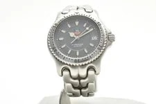 TAG Heuer S/el WG1213-K0 Gray Dial Quartz S-link Bracelet Works #64 3