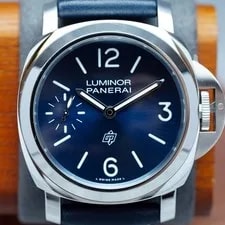 Panerai — Panerai Luminor Logo Steel Sun-Brushed Blue Dial 44mm — Watch — resale