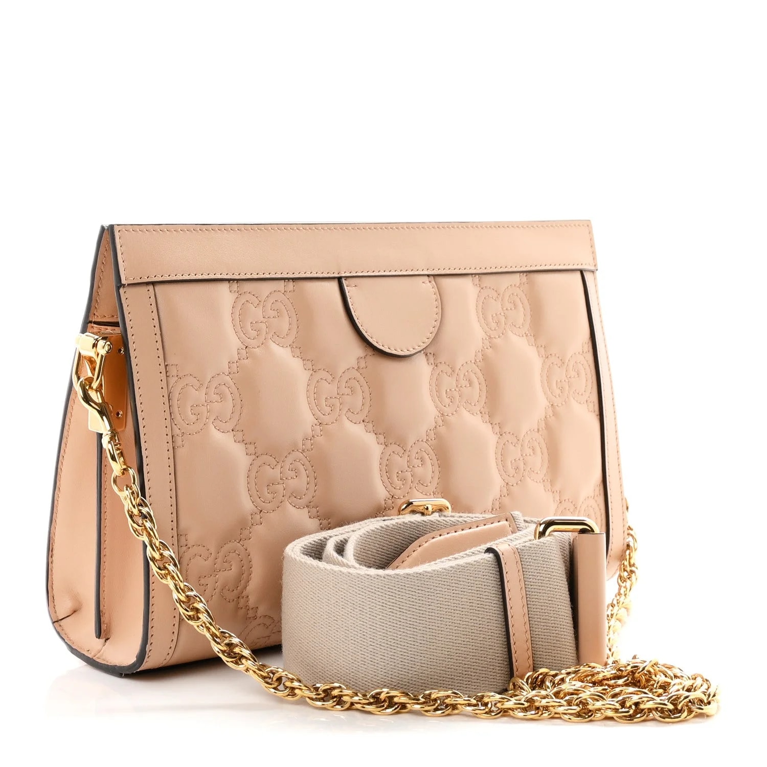 GG Matelasse Small Slim Chain Naturale 3