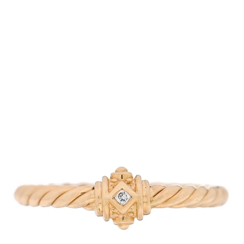 David Yurman — 18K Yellow Gold Renaissance Station 52 6 — Jewelry — resale