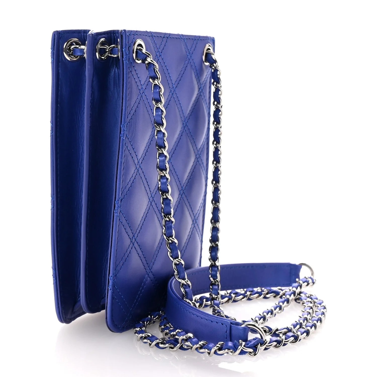 Quilted Crossbody CC Phone Holder Dark 3