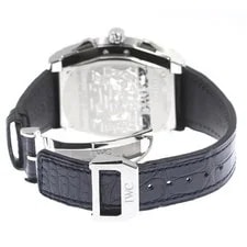 IWC DA Vinci Chronograph Laureus IW376419 43mm SS Navy #C2718 4