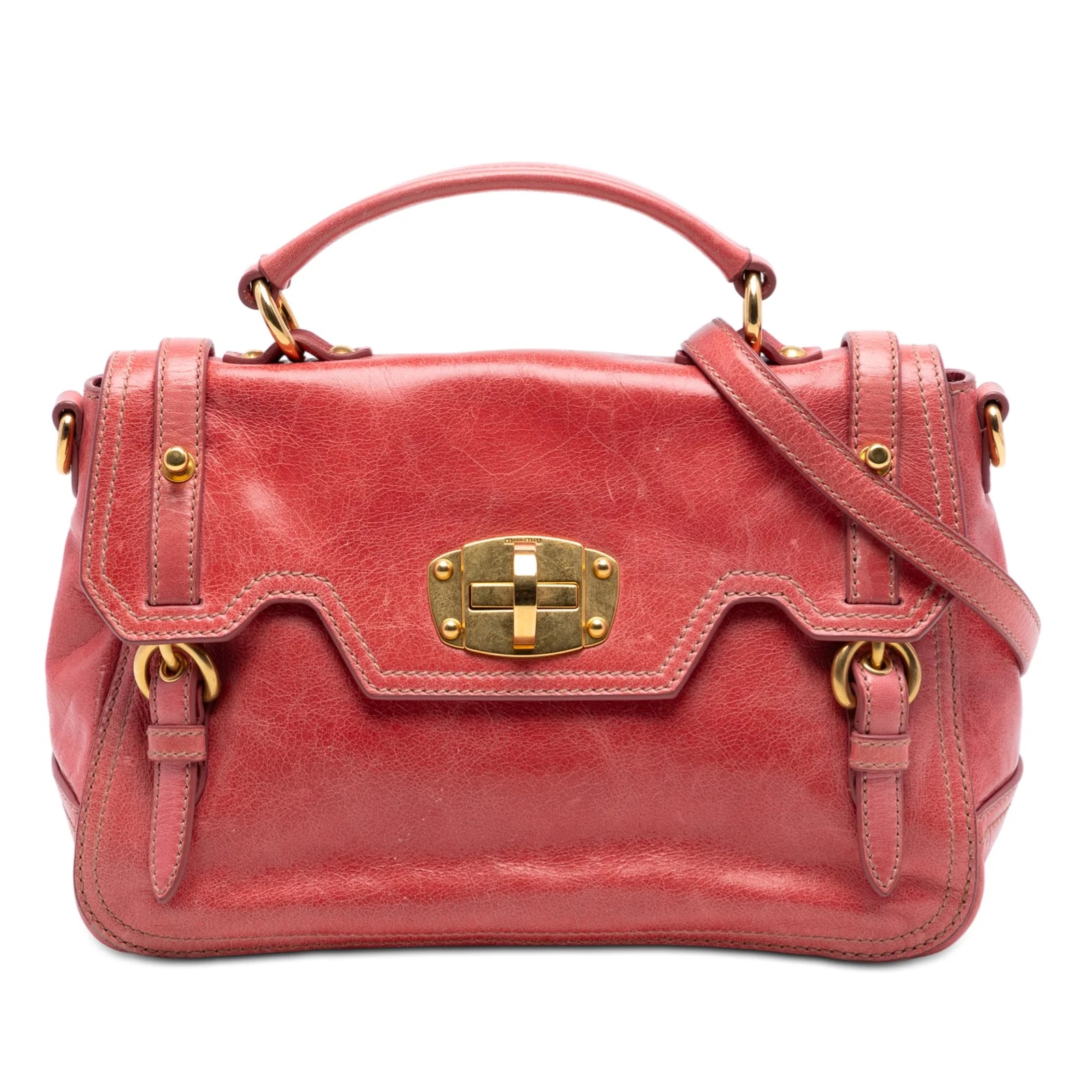 Miu Miu — Turnlock Satchel — Handbag — resale