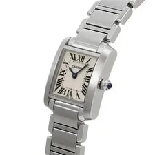 Cartier Tank Francaise SM W51008Q3 Silver Dial Stainless Steel Quartz #W2565 2