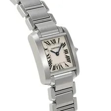 Cartier Tank Francaise SM W51008Q3 Silver Dial Stainless Steel Quartz #W2565 3